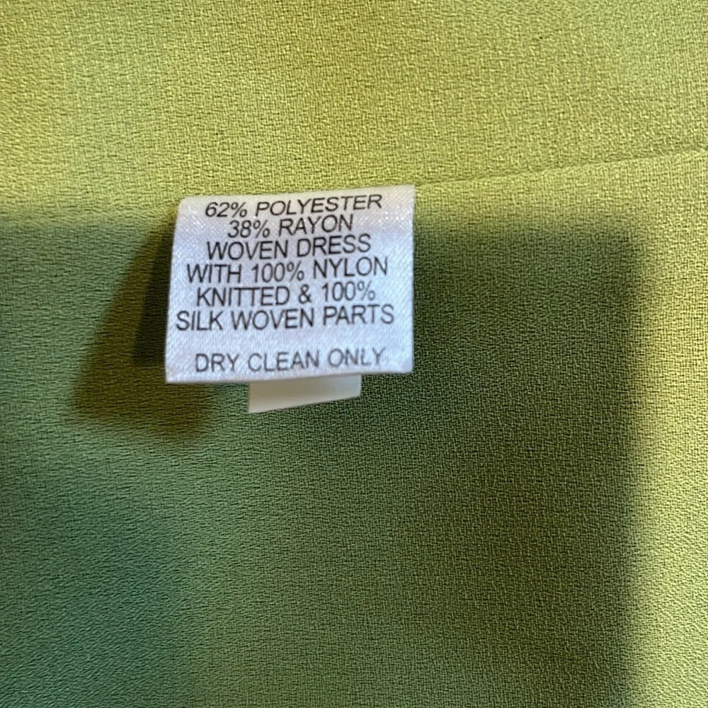 KAY UNGER stunning green dress NWOT size 4 - Picture 5 of 6